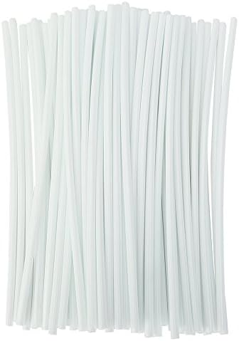 FrohLila 72Pcs/Pack Universal Spoke Skins Covers Motorcycle Bike Wheel Protector Decor Rim Spoke Wraps Shrouds Skins Covers fits 19" to 21" Spoke Wheels - White