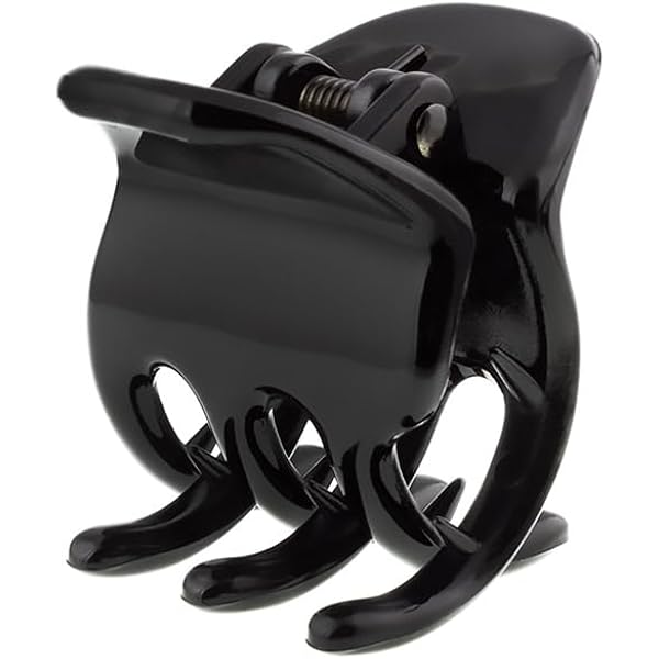 Pinza Per Capelli French Demi In Acetato - CM 5, Colore Marrone Tartaruga, Made In France - Foto 2