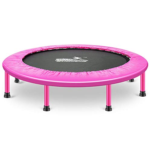 KY Jardín Cama elástica Mini trampolín 50"Pulgadas Reboteador de Interior Jumper Ejercicio aeróbico Gimnasio en casa Ejercicio