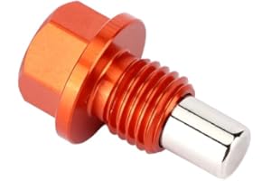 ARAMOX Tappo di scarico dell'olio magnetico Dado di scarico della coppa magnetica Bullone di scarico dell'olio Set di bulloni della coppa dell'olio(M12 x 1.5)