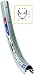 Produktbild HINTERRAD 28" RIGIDA X-PLORER SCHNELLSPANNER - 622 X 19 - SILBER - 28" - SHIM RM30 KASSETTE 7 FACH SI.