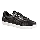 Zapatillas con remallera y cordones con 6 ojales.