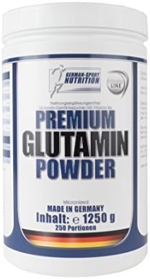 German Sport Nutrition Premium Glutamin Powder 1250g L-Glutamin Amino acid Powder