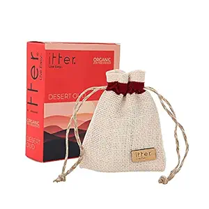 Itter Organic Air Freshener Jute Bag Fragrance-Desert Oud (30g) 1Pcs