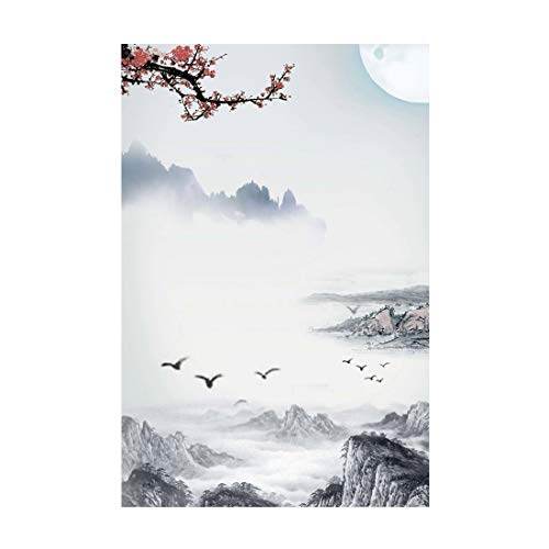 WSX Nuovo stile cinese inchiostro artistico dipinto a mano paesaggio cinese