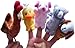 Homgaty 5 Pcs Red Hen Animals Finger Puppets Story Telling Nursery Fairy Tale The Perfect Birthday, Christmas Gift