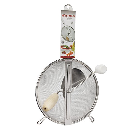 Westmark Passiersieb, Durchmesser: 20 cm, Rostfreier Edelstahl/Kunststoff, Standard, Silber/Weiß, 11972270 - 3