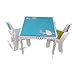 Labebe - Kids Wooden Furniture Set Table and Seats of Hedgehog