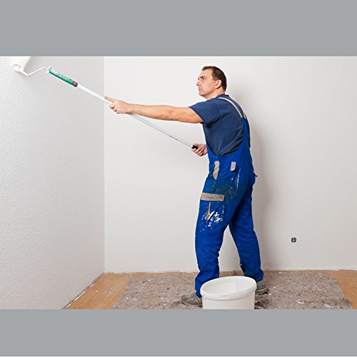 ECD Germany Malervlies 25m² 180 g/m² mit PE-Folie Abdeckvlies Renoviervlies Schutzvlies Malerabdeckvlies Malerarbeit Maler Vlies Antirutsch als Rolle - 3