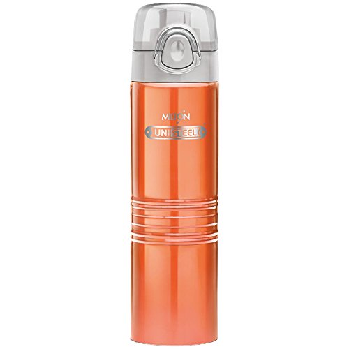 Milton Vogue Stainless Steel Fridge Water Bottle 750ml, Orange