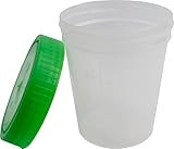 Urinbecher 125 ml + Schraubdeckel Farbe: Grün...