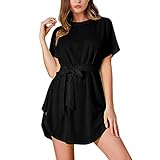 winterkleidung damen Langärmeliger, lockerer Rock Einfaches langes Kleid Lässiges langes Kleid mit Tasche Kleid Pailletten Art-Deco-Kleid Vintage Country-Kleid Rock Ball Mütze A-förmiger Faltenrock für Damen Ärmelloses Cocktailkleid Maxikleid mit floraler Spitze Langärmeliger Faltenrock Gepunkteter Taschenrock Herbst lässiges Midikleid Rundhalsausschnitt über dem Knierock