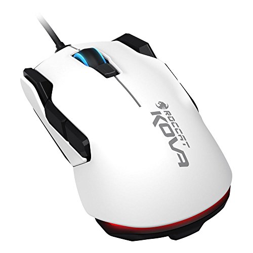 Roccat Kova Pure Performance Souris Gaming (7000 dpi, ambidextre, 12 boutons) Blanc Roccat Kova Pure Performance Souris Gaming (7000 dpi, ambidextre, 12 boutons) Blanc