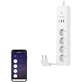 Akıllı Wi-fi Destekli 16a 4'l&uuml; &Ccedil;ocuk Kilitli Akım Korumalı &Ccedil;oklu Priz - NeutronLife Uygulaması &Uuml;zerinden Kontrol - Zamanlayıc