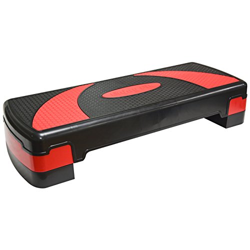 Hansson.Sports Fitness Aerobic Steppbrett RedHorn 80x30cm 3-fach-verstellbar - 2