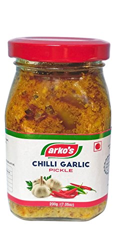 Arkos Homemade Chilli Garlic Pickle, 200g RS.145 (48.00% Off) - Amazon Arkos Homemade Chilli Garlic Pickle, 200g RS.145 (48.00% Off) - Amazon