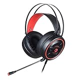 COMPATIBILIDAD SUPERIOR: Se adapta a la mayoría de los dispositivos con un puerto para auriculares / micrófono de 3,5 mm.Es adecuado para ordenador, portátil.Para PS4, se necesita la nueva xbox one, teléfono móvil, iPhone, iPad, mp3, mp4, la línea divisora   2 a 1. （El divisor no está incluido en el paquete）