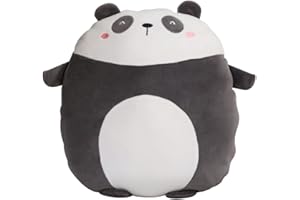 ISAKEN Simpatico cuscino con animale, peluche a forma di animale, per bambini, 40 cm