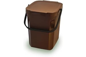 Poubelle à compost. Capacité 10L, Composteur cuisine, Idéal pour les déchets organiques, GREENO ROSSIGNOL