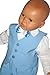Baby Boys' Christening Suit 4-Piece Blue / White -  Blue - 12-18 Months