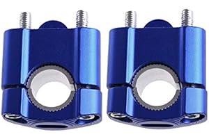 Maso Paire de rehausseurs de guidon de moto universels en alliage d'aluminium durable pour guidon de 22 mm/28 mm