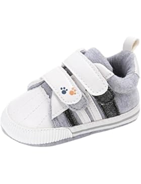 Babyschuhe Longra Baby Jungen Mädchen Krippe Schuhe weiche alleinige Sneaker Anti-Rutsch Turnschuh Segeltuch Lauflernschuhe...