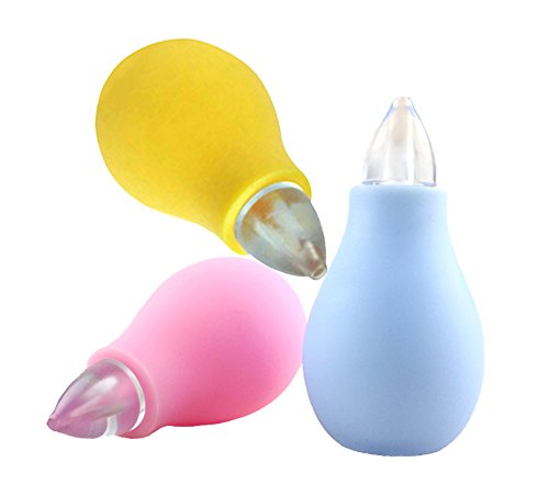 CHIC*MALL Nose Cleaner Soft Suction Nozzle Nasal Aspirator for Newborns Baby