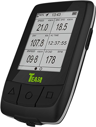 TEASI Core Fahrradcomputer Inklusiv Tahuna App, Schwarz, One Size - 4