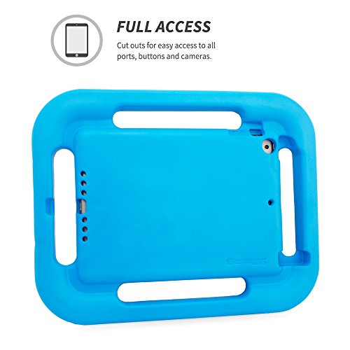 Snugg Kinder iPad Mini 1 und Mini 2 Hülle in Blau mit lebenslanger Garantie – stoß- und fallfestes Case aus EVA für Apple iPad Mini 1 und Mini 2 - 3