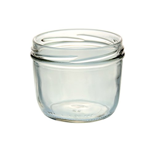 100er Set Sturzglas 230 ml Marmeladenglas Einmachglas Einweckglas To 82 weißer Deckel incl. Diamant-Zucker Gelierzauber Rezeptheft - 2