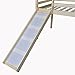 vidaXL Children Loft Bed Natural Colour With Slide Ladder