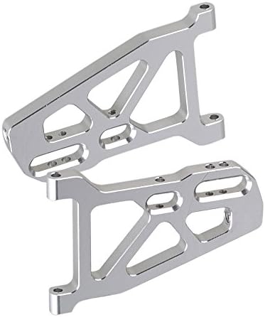 Yiguo 2pcs Aluminium Alloy 513007 Front Lower Suspension Arm for FS 1:10 Big Castor Truck RC Car Upgrade Silver