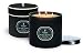 Produktbild Parks of London Duftkerze, Black Magic Natur Vetiver Zedernholz, Patchouli, Sandelholz, Orange Nelke &Glas, schwarz/transparenter deckel, nickel, Geschenkset, 900 g