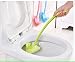 MosQuick Double Sided Plastic Bathroom wc / toilet / pot cleaning Brush with Long Handle,Bule & white,1-Piece RS.275.00