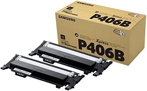 Samsung SU374A CLT-P406B Toner Cartridges, Black, Pack of 2