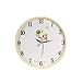 Produktbild Unbekannt WF Hölzern Wanduhr Runde Schlichte Nordic Design Minimal Entwurf für Modernes Ziffernblatt Hochwertig Mute Wohnzimmer Schlafzimmer Office Durchmesser 40 cm
