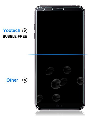 LG G6 Protector de pantalla  Yootech  2 Unidades  LG G6 templado vidrio Protector de pantalla  ANTI-SCRATCH   BURBUJA-LIBRE   ULTRA CLARO  para LG G6
