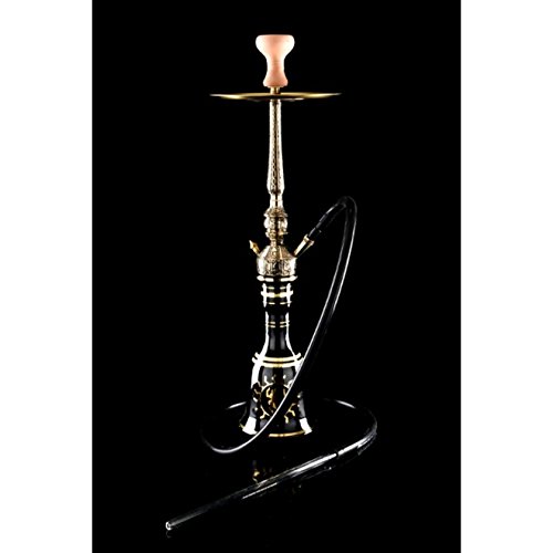 Kaya Bohemian Traditional Shisha Wasserpfeife (Schwarz)