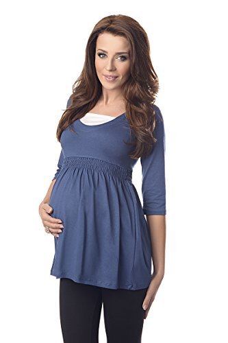 Marvellous Maternity Top Tunic 5200 Variety of Colours (UK 16, Jeans)