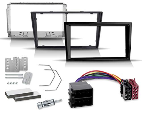 Opel - Set de Montaje de 2 DIN para Radio de Coche (VECA C, Signum, Corsa C, Combo, Tigra, Vivaro)
