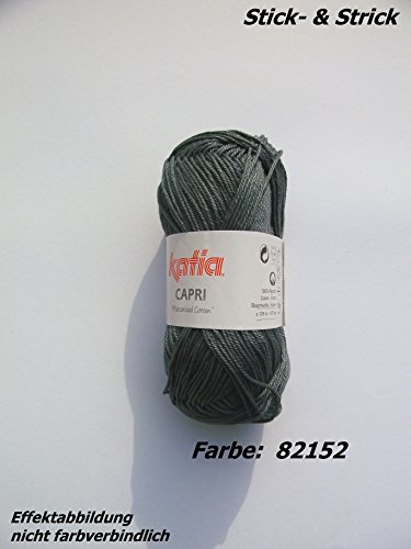 50 gr. Capri Farbe 82152, Baumwolle, Katia, Brandneu 2015, Strickwolle - 2