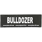 Julius K9 8151016 2 Klettsticker S. Bulldozer