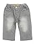 Steiff Baby-Girls Hose Jeans 6443204 Jeans, Grey (Grey Denim/Gray 0016), 3-6 Months (Manufacturer size: 68)