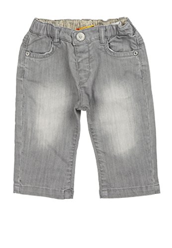 Steiff Baby-Girls Hose Jeans 6443204 Jeans, Grey (Grey Denim/Gray 0016), 3-6 Months (Manufacturer size: 68)