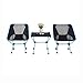 Produktbild Qiuoorsqurp Tragbarer Outdoor-Camping-BBQ-Multifunktions-Klapptisch dreiteilig zum Angeln, Grillen, Camping