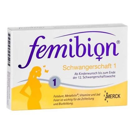 Preisvergleich Produktbild FEMIBION Schwangerschaft 1 D3+800 g Folat Tabl. 60St.