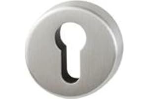 HOPPE Rund-Rosette Profilzylinder ø 52 mm | Edelstahl matt | PZ | 1 Paar