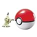 Produktbild Pokemon T19106 - Tomy Pokéball für Unterwegs mit Mimikyu, Spielzeug aus hochwertigem Material für Kinder ab 4 Jahre