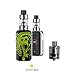 Produktbild E Zigarette Starter Kit Ohne Nikotin Vaporesso LUXE 220W Vape Kit SKRR Tank E Zigarette Batterie 18650-Kein Nikotin und Tabak (Grüne APE)