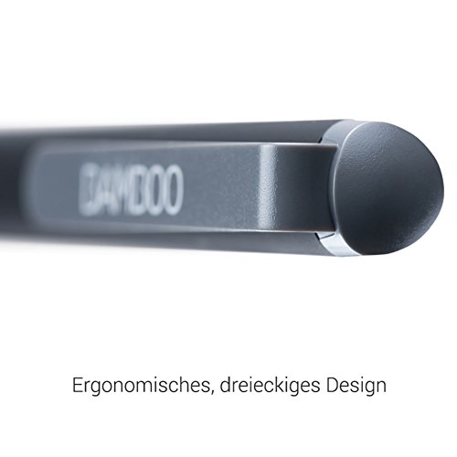 Wacom Bamboo Duo Smart Stylus & Kugelschreiber (4. Generation) in Schwarz / 2in1 Touch Pen mit Carbonfaser-Spitze für Touchscreen-Eingabegeräte mit kapazitiver Touch-Technologie wie iPhone oder iPad - 5